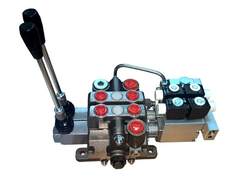 Rozdzielacze hydrauliczne KV 17 Przystosowany do pracy w układach o ciśnieniu do 350 bar i przepływie do 90 lmin